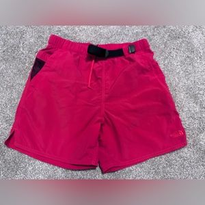The North Face men’s red hiking shorts. size small. Excellent preowned condition